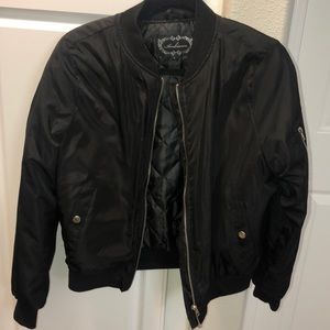 bomber black jacket